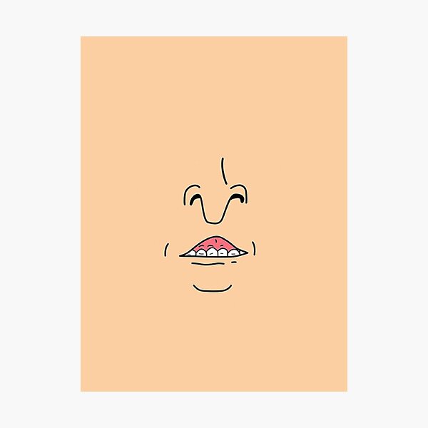 Butt Head Smile (Beavis and Butt head) Photographic Print