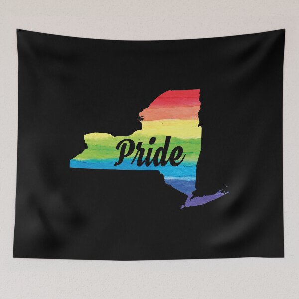 Item preview, Gay Pride Flag New York LGBT Month Lesbian Bisexual designed and sold by Tee Kaboom!.