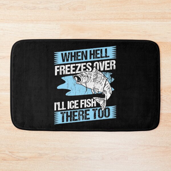 Item preview, Ice Fishing Winter Hell Ice Anglers Holiday Gift designed and sold by haselshirt.