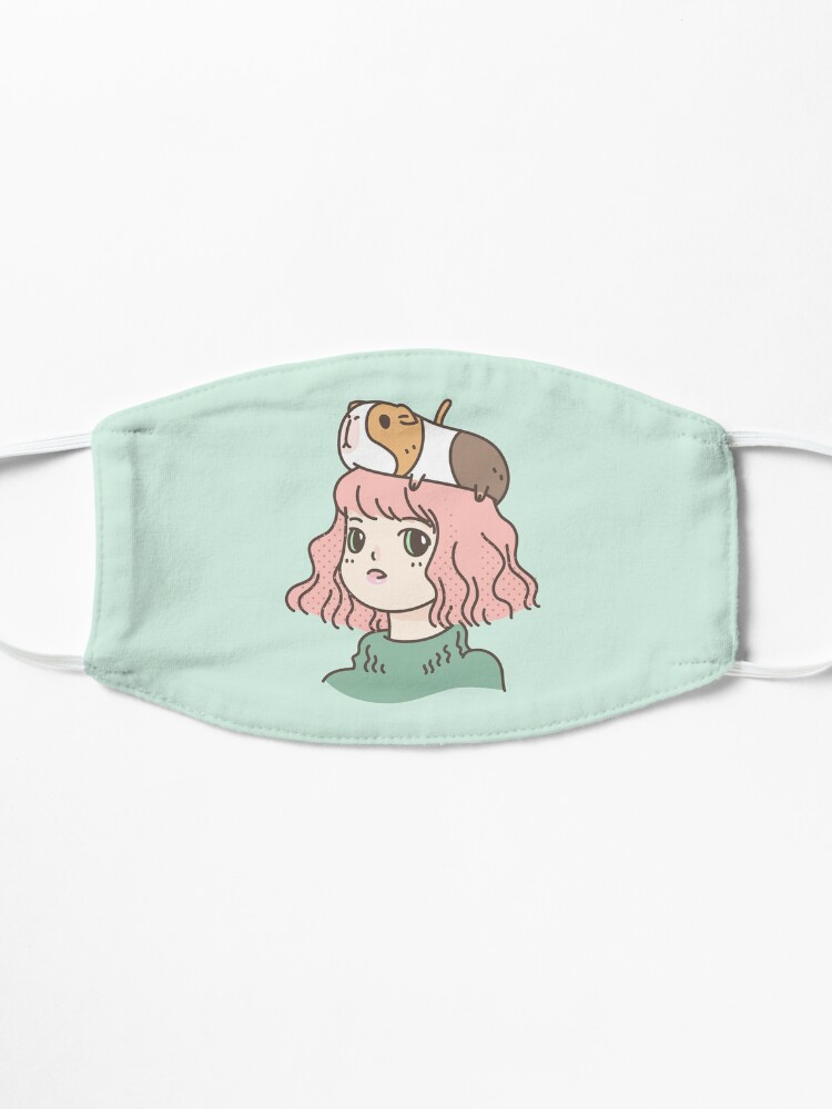 Alternate view of Guinea pig lady Mask