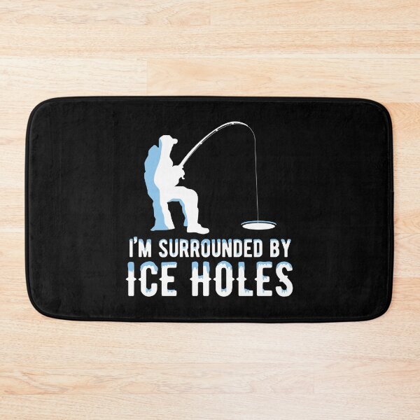 Item preview, Ice Fishing Winter Ice Holes Winter Holiday Gift designed and sold by haselshirt.
