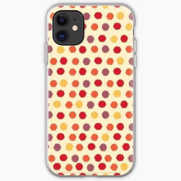 Polka Dot Ikat Pattern iPhone Soft Case