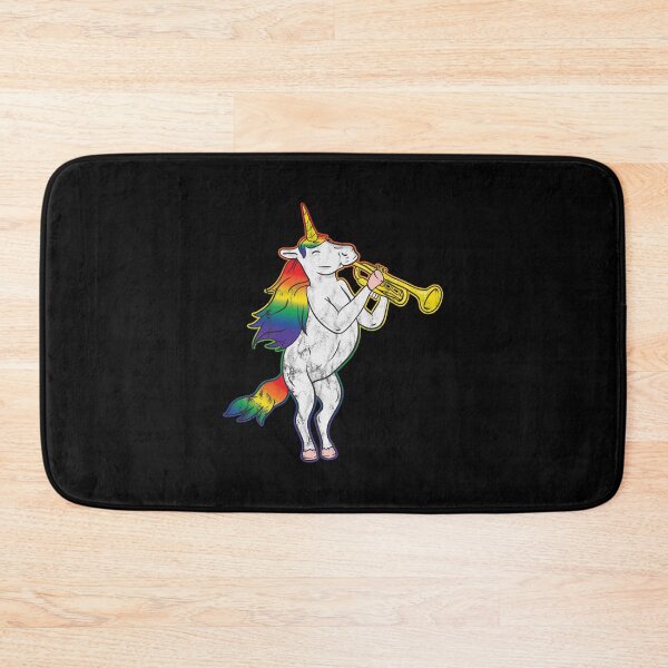 Item preview, Unicorn Trumpeter Rainbow Trumpet Player Gift Idea designed and sold by haselshirt.