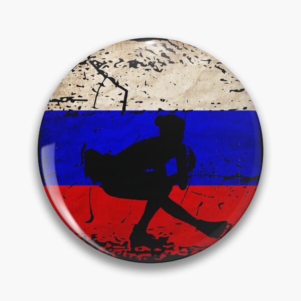 Item preview, Figure Skater with the Russian Flag designed and sold by 4Craig.