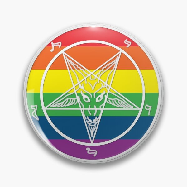 Item preview, Rainbow Baphomet designed and sold by ShayneoftheDead.