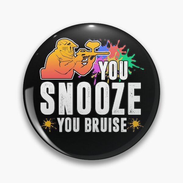 Item preview, You snooze paintball splash of color sports gift designed and sold by redshirtz.