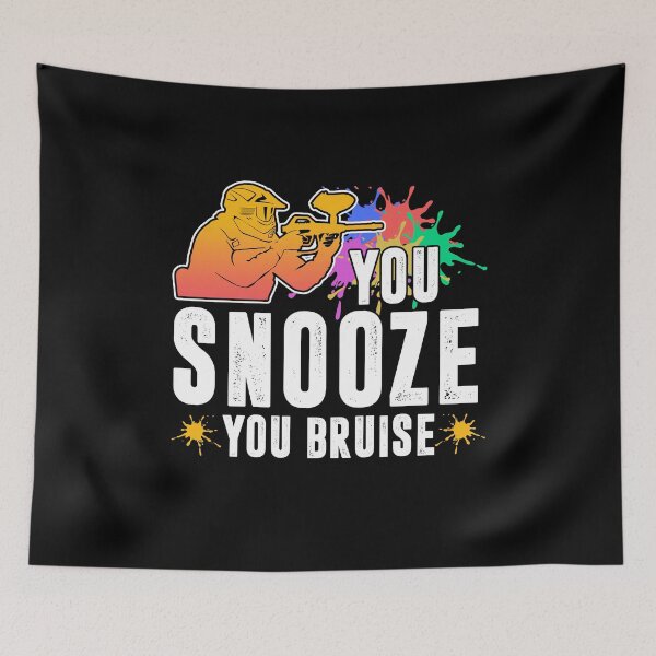 Item preview, You snooze paintball splash of color sports gift designed and sold by redshirtz.