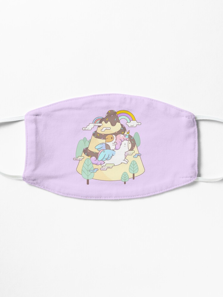 Alternate view of Bubu the Guinea pig, Unicorn Mask
