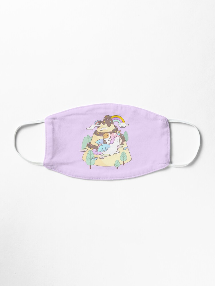 Alternate view of Bubu the Guinea pig, Unicorn Mask