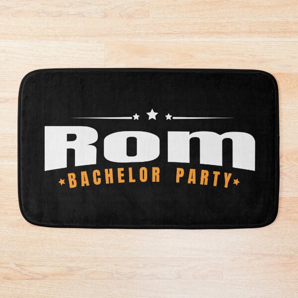 Item preview, Bachelor Party Shirt Rom Pre Wedding Celebration Tee designed and sold by haselshirt.