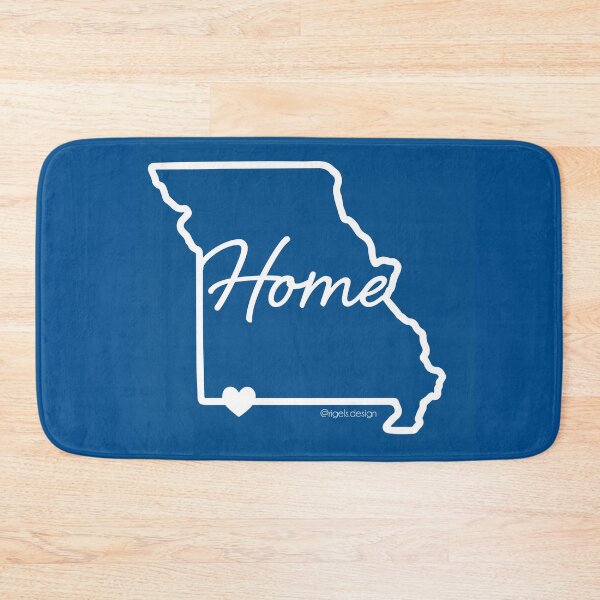 Item preview, Missouri- Home is Where the Heart is (blue) designed and sold by Rigel Bergonio.