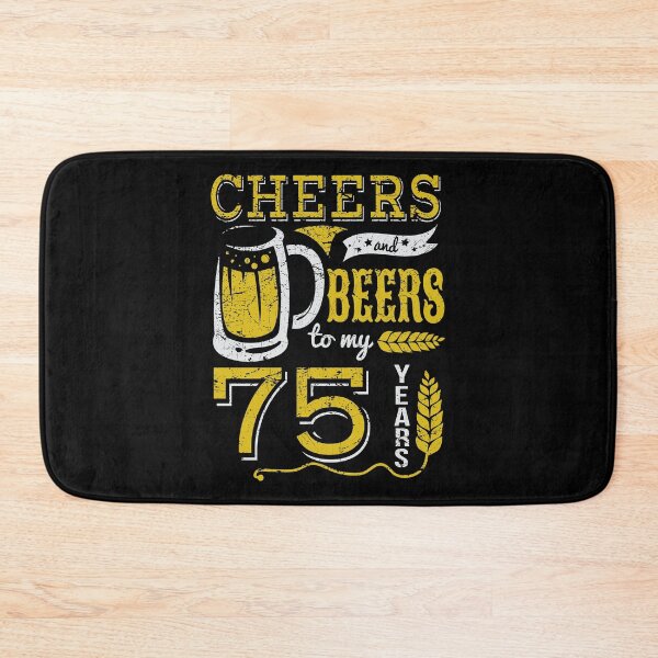 Item preview, Cheers and Beers 75th Birthday Gift Idea designed and sold by haselshirt.