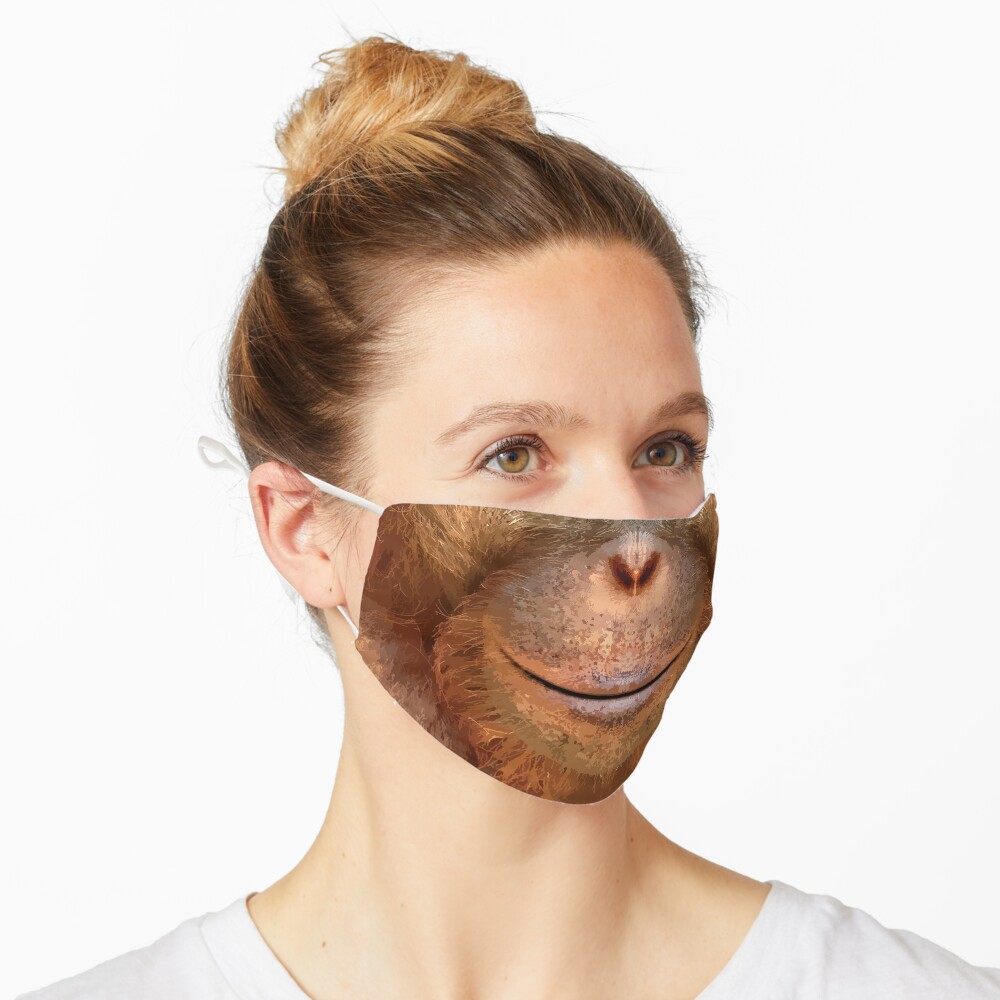 Orangutan Face Mask