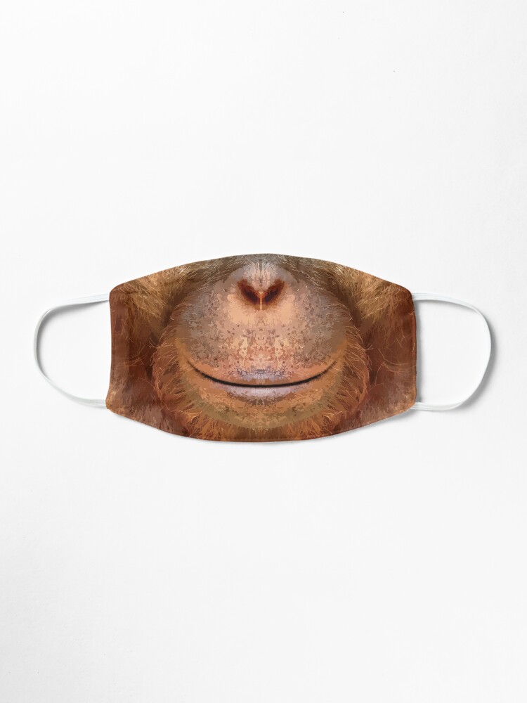 Alternate view of Orangutan Face Mask