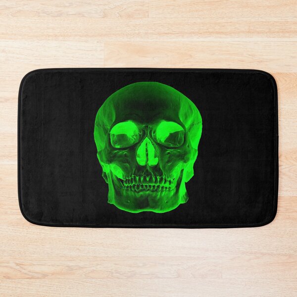 Item preview, skull x ray mask green designed and sold by cat poe.