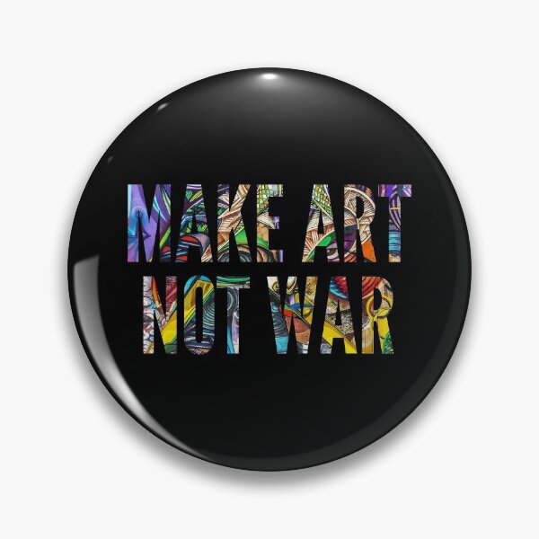 Artikelvorschau, Make Art Not War Abstract Artistic Gift Idea entworfen und verkauft von haselshirt.