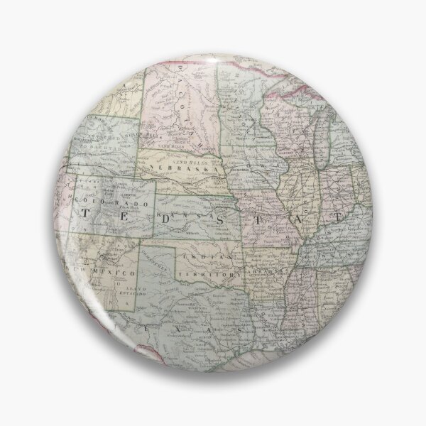 Item preview, Vintage USA Map designed and sold by Laura Lise Wong.