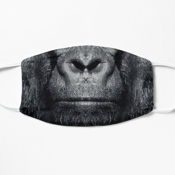 Gorilla Face Flat Mask