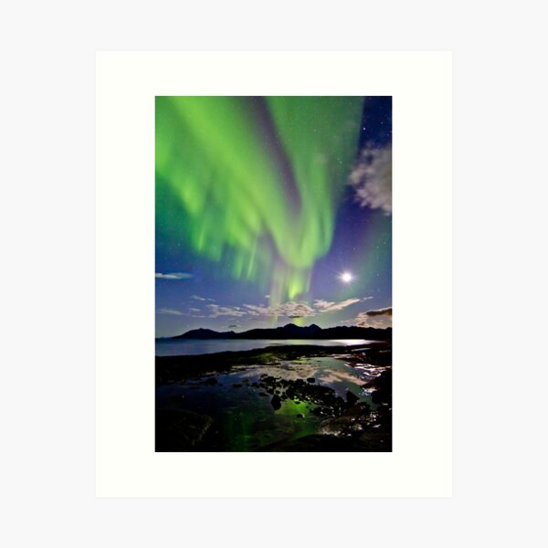 Auroras at Hillesøy Art Print