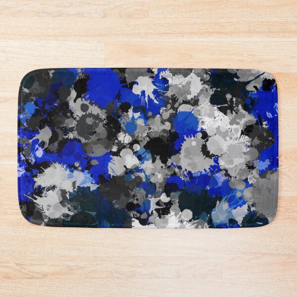 Item preview, Blue and Grey Paint Splatter designed and sold by BigTexFunkadelic.
