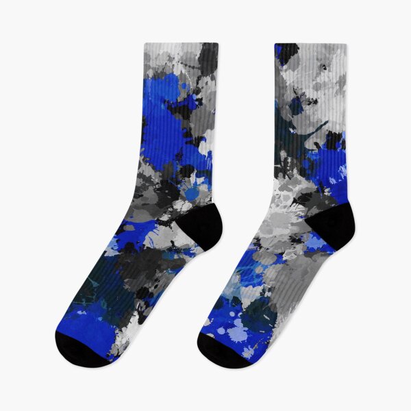 Item preview, Blue and Grey Paint Splatter designed and sold by BigTexFunkadelic.