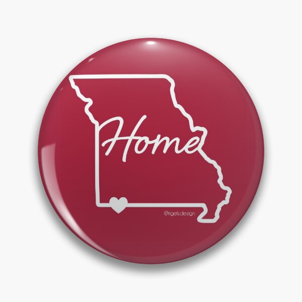 Item preview, Missouri- Home is Where The Heart Is (red) designed and sold by Rigel Bergonio.