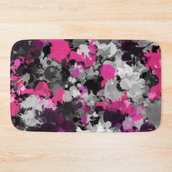 Item preview, Pink and Grey Paint Splatter designed and sold by BigTexFunkadelic.