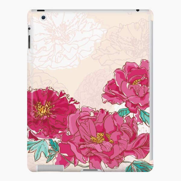 Red Peonies iPad Snap Case