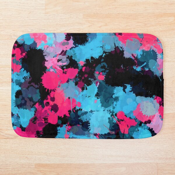 Item preview, Salpicadura de pintura rosa y azul designed and sold by BigTexFunkadelic.
