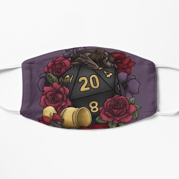 Vampire D20 Tabletop RPG Gaming Dice Flat Mask
