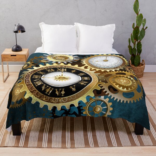 Item preview, Two Steampunk Clocks with Gears designed and sold by Blackmoon9.