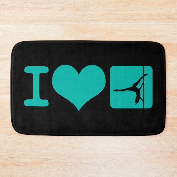 Item preview, I Love Pole Dancing Dancer Fitness Green Gift Idea designed and sold by haselshirt.