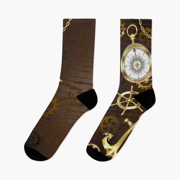 Item preview, Wooden Background with Mechanical Seahorse ( Steampunk ) designed and sold by Blackmoon9.
