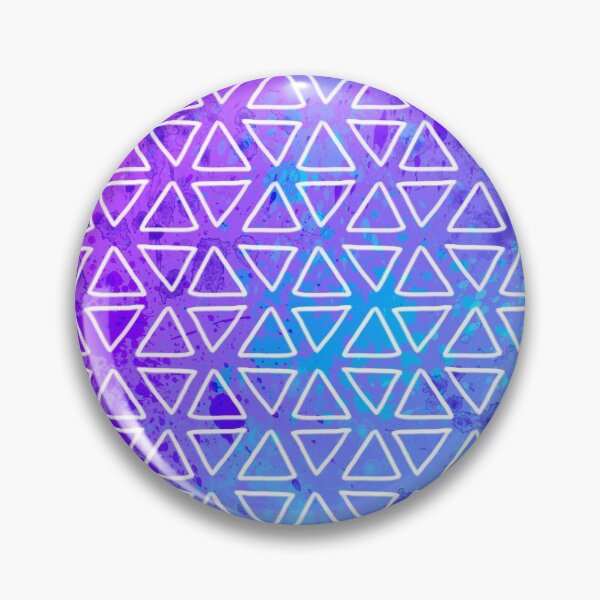 Item preview, purple blue triangles designed and sold by Spadefish Art.