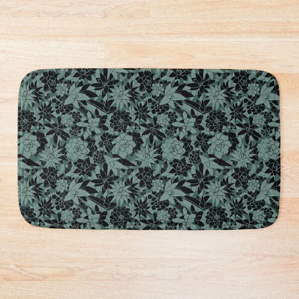 Item preview, Succulent Wall in Mint and Black	 designed and sold by RPuniquedesigns.