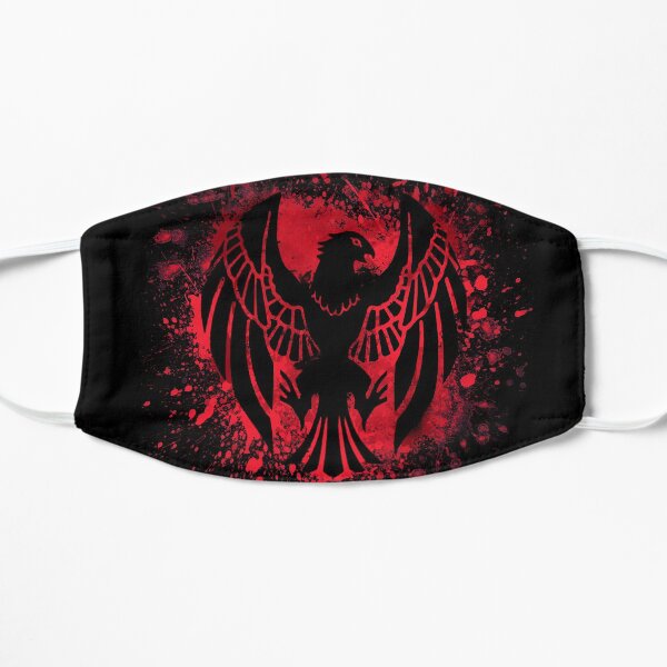 Black Eagle Splatter Flat Mask