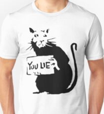banksy - rat (you lie) Unisex T-Shirt