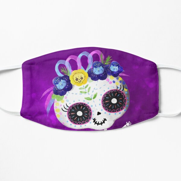Cute Skeleton Girl Dia de los Muertos Mask