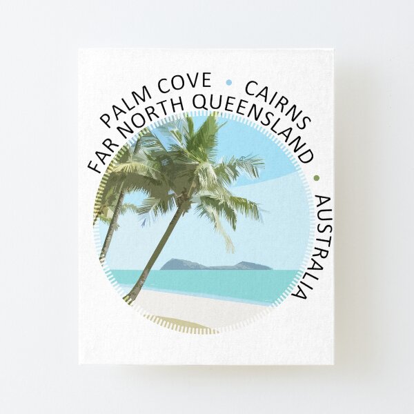 Palm Cove Art Round 3 Canvas Mounted Print