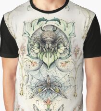 Antique pattern - Spider and Moths Graphic T-Shirt