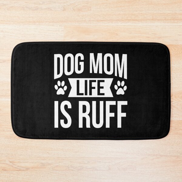 Item preview, Dog Shirt Dog Mom Life Is Ruff Funny Gift Tee designed and sold by haselshirt.