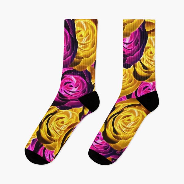 Item preview, blooming rose texture pattern abstract background in pink and yellow designed and sold by Mrvell.