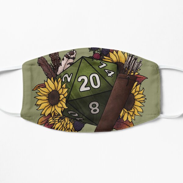 Ranger Class D20 - Tabletop Gaming Dice Flat Mask