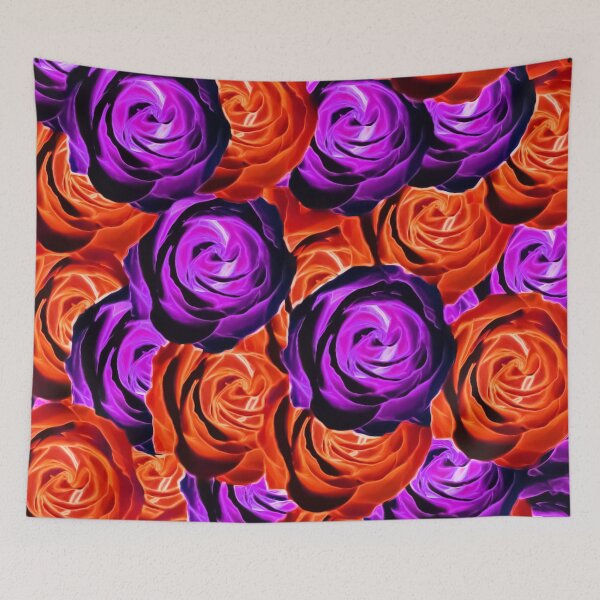 Item preview, blooming rose texture pattern abstract background in red and purple designed and sold by Mrvell.