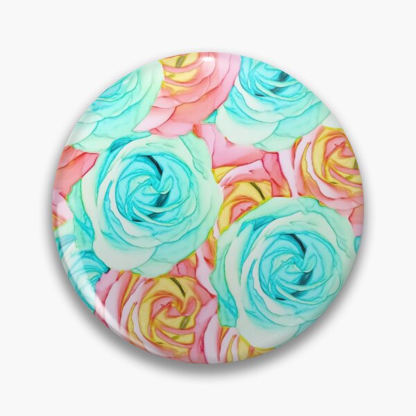 Item preview, blooming rose texture pattern abstract background in red and blue designed and sold by Mrvell.