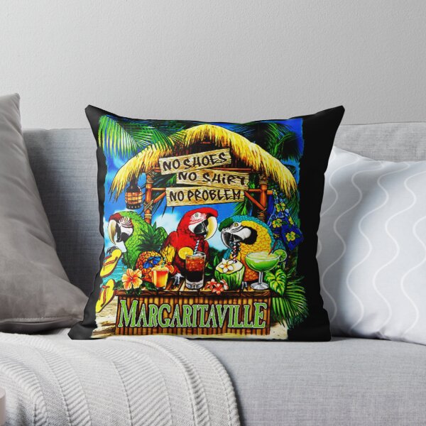 High Quality Margaritaville Of Jimmy Buffett Musician Legend Most Popular Throw Pillow