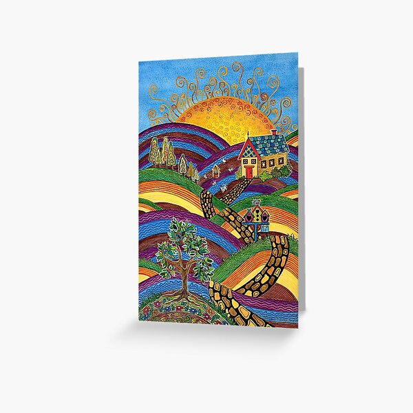 Country Home ~ no place like it Greeting Card