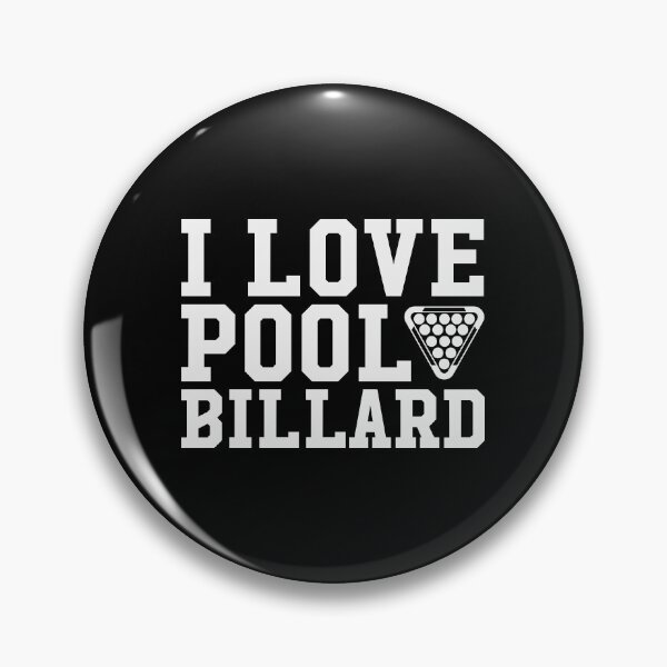 Item preview, I Love Pool Billiard Athlete Player Gift Idea designed and sold by haselshirt.