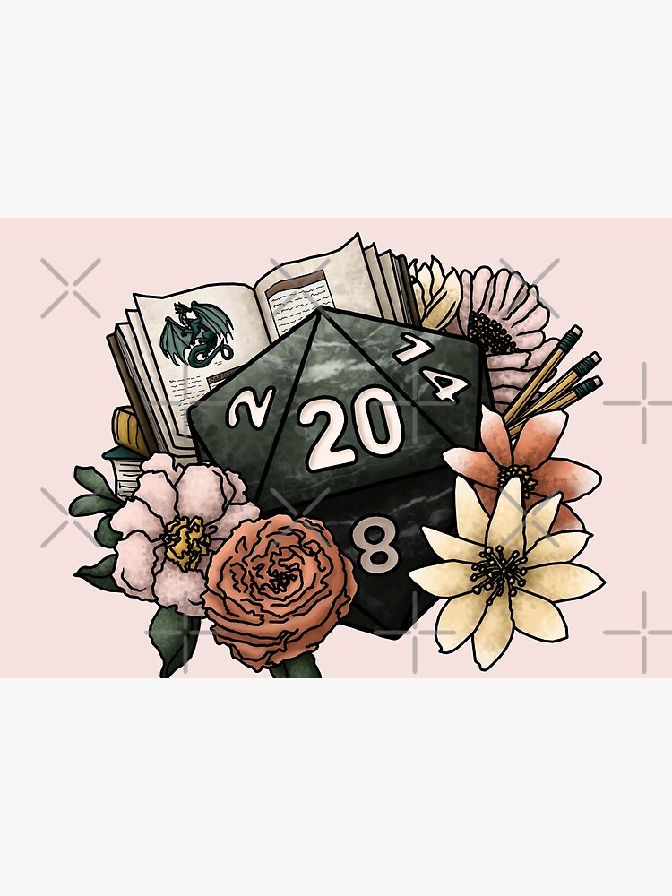 Dungeon Master D20 - Tabletop Gaming Dice by SweetDelilahs