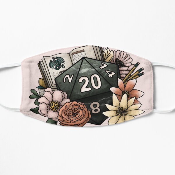 Dungeon Master D20 - Tabletop Gaming Dice Flat Mask